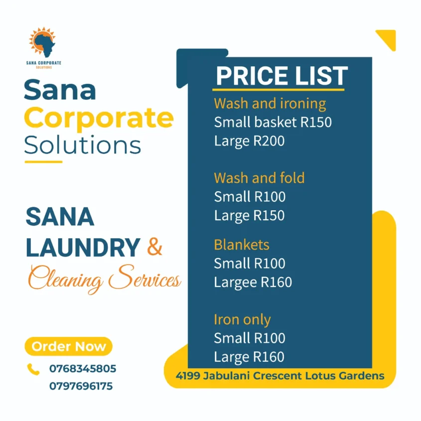 SANA PRICE LIST